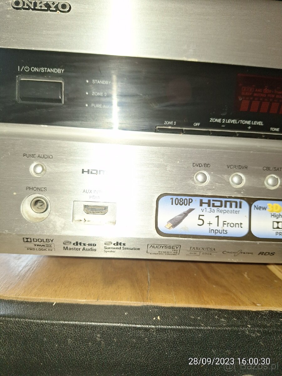 Amplituner+nagrywarka+głośnik centralny - 7