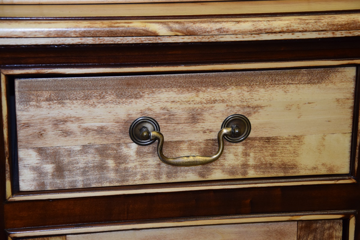 witryna - kredens z drewna - jak nowy - 7