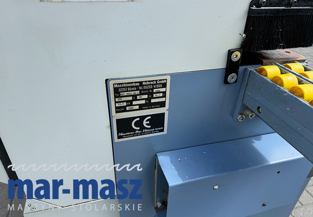 Okleiniarka jednostronna Hebrock AKV 3005DK-F wstępne frez. - 7