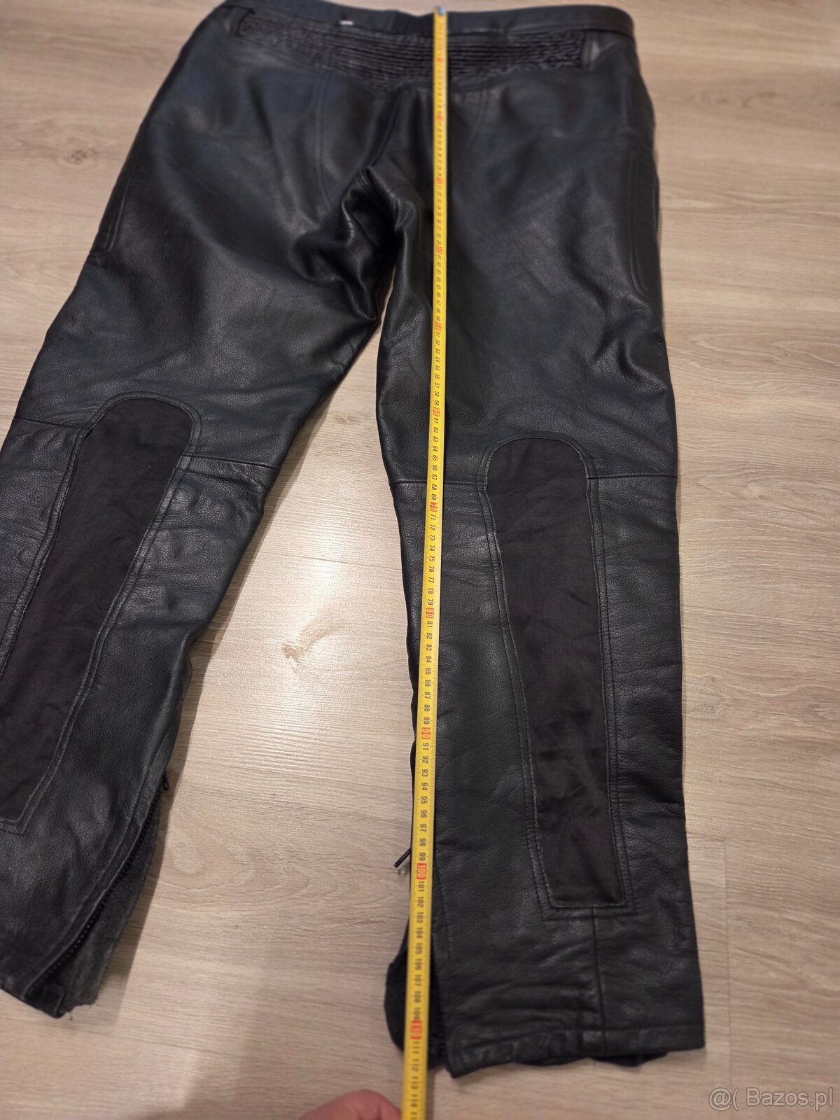 Skórzany zestaw motocyklowy kurtka i spodnie męskie - 7