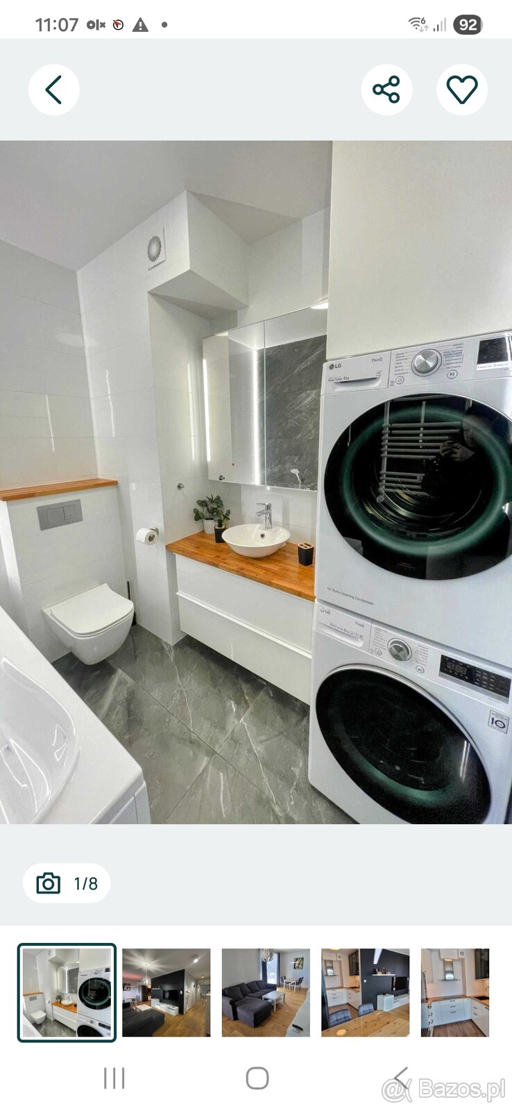 Apartament Gdańsk z wyposażeniem Booking Airbnb klimatyzacja - 7