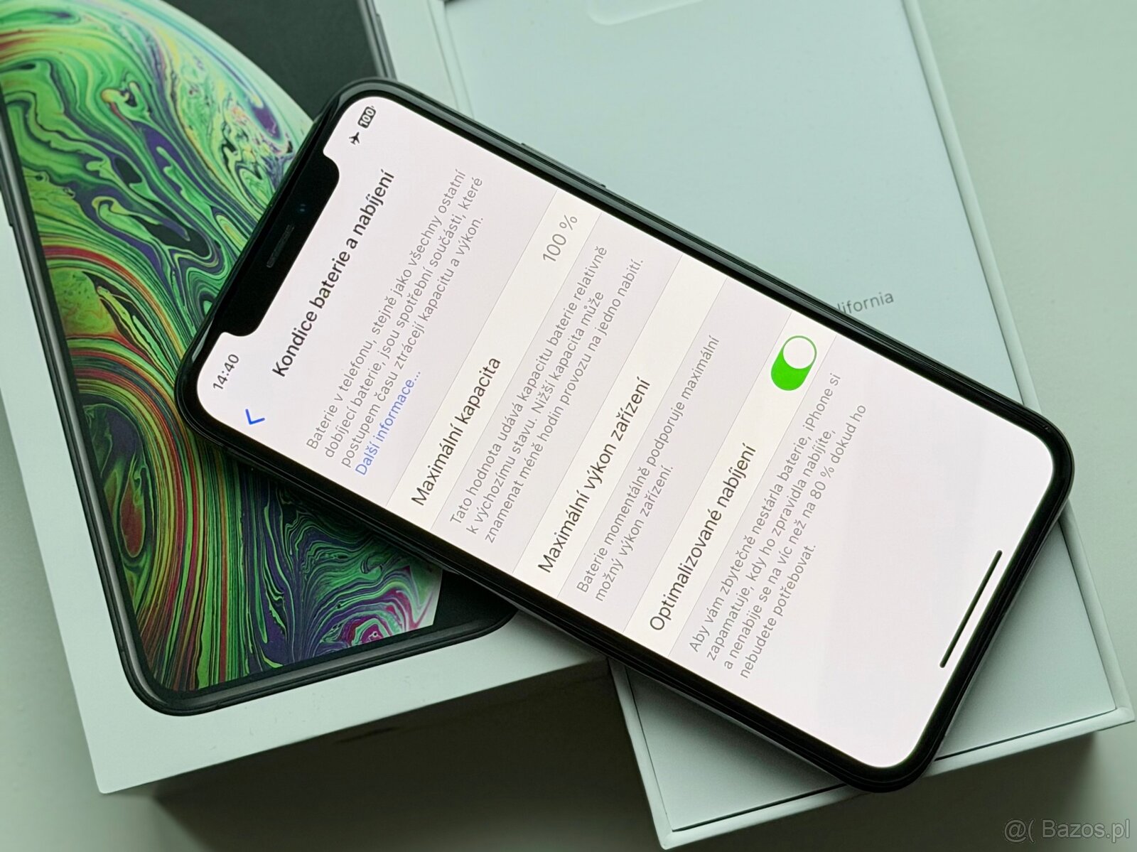 iPhone Xs Space Gray KONDYCJA BATERII 100% TOP - 7