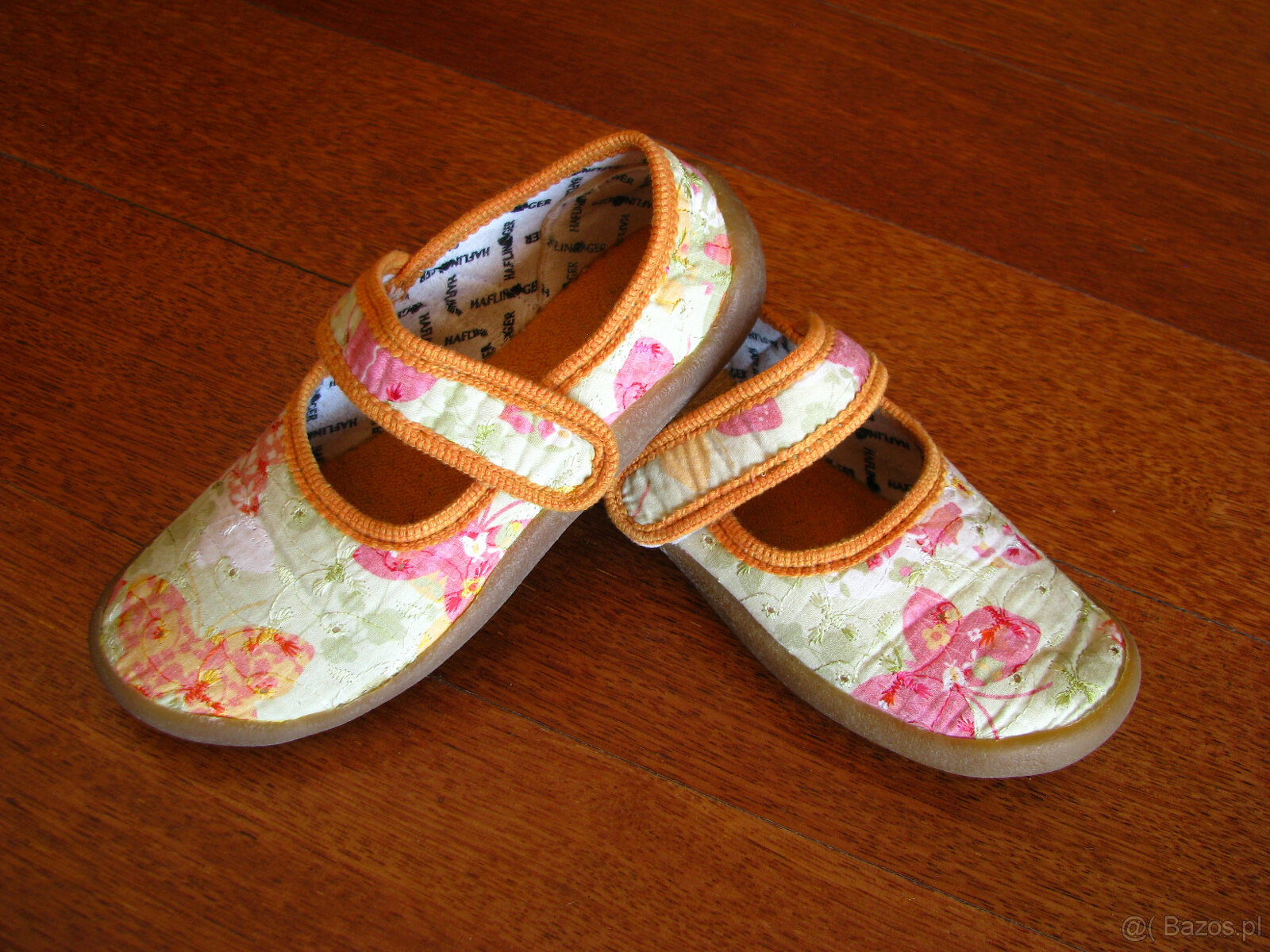 Kolorowe balerinki - kapcie Haflinger dla dziewczynki r. 34 - 7