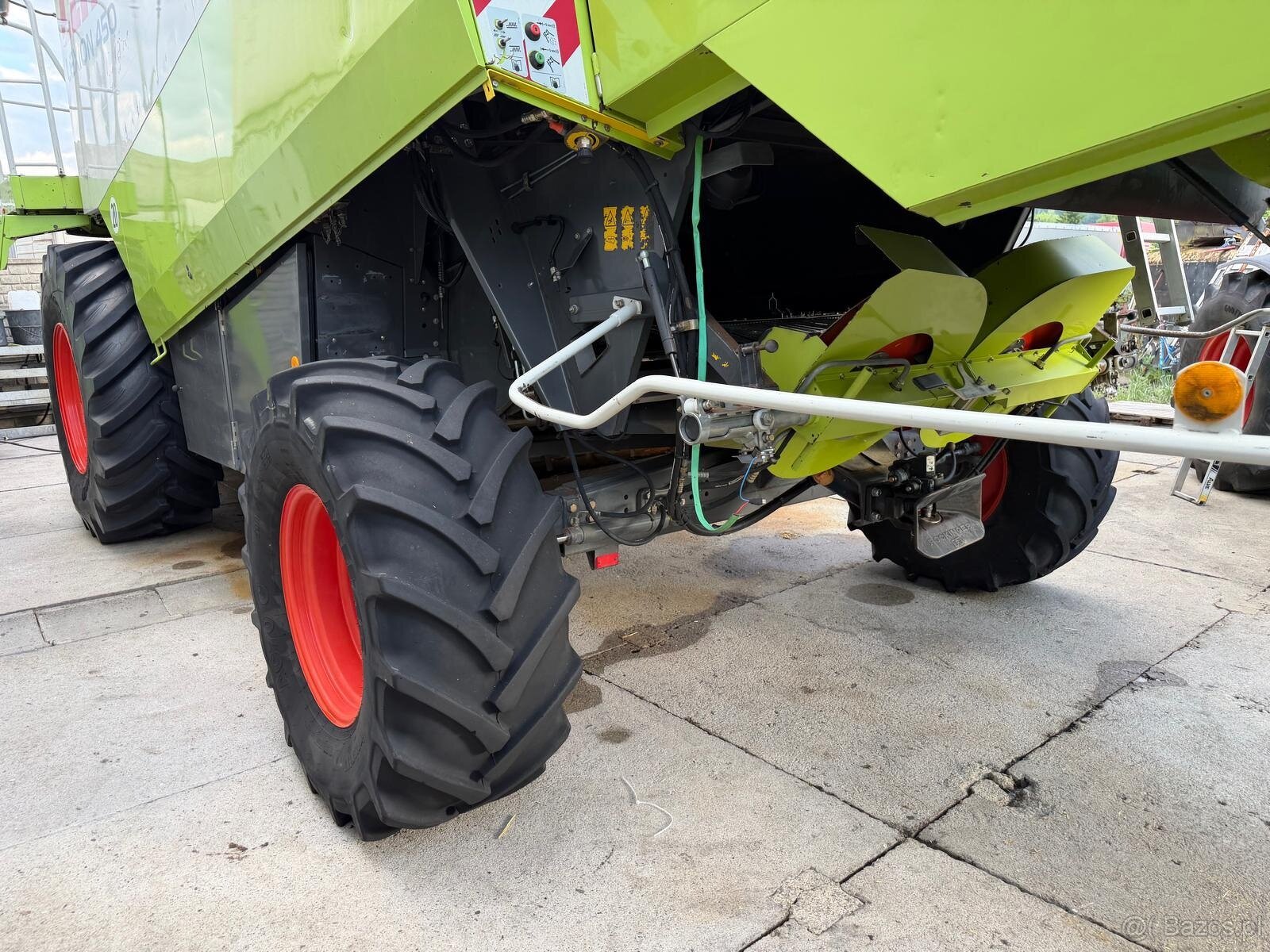 Claas Lexion 450 Evo heder 7,5m rok pr 2003 sprowadzony ce - 7