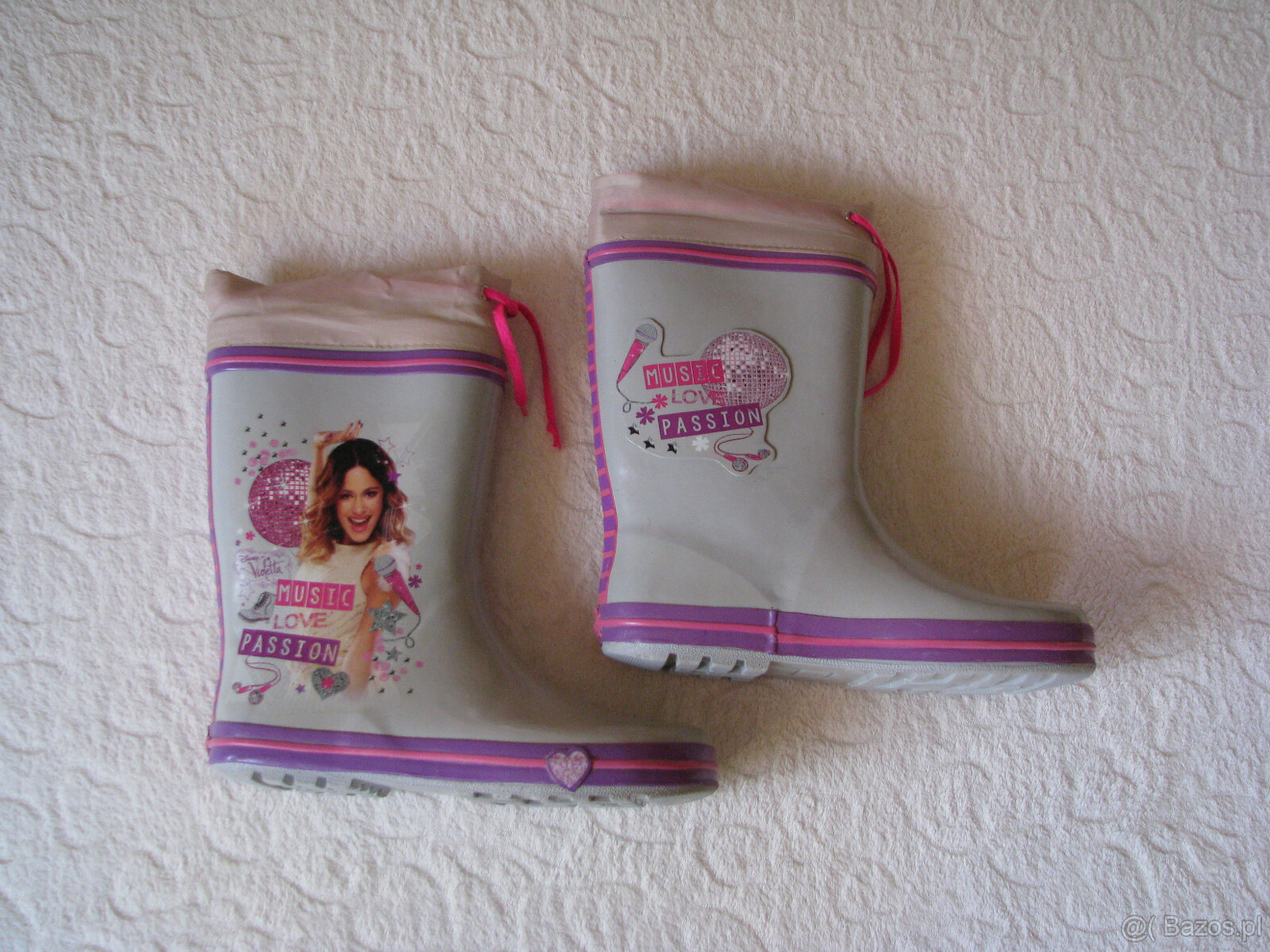 Kalosze, gumowce Disney Violetta dla dziewczynki, rozm. 35 - 7