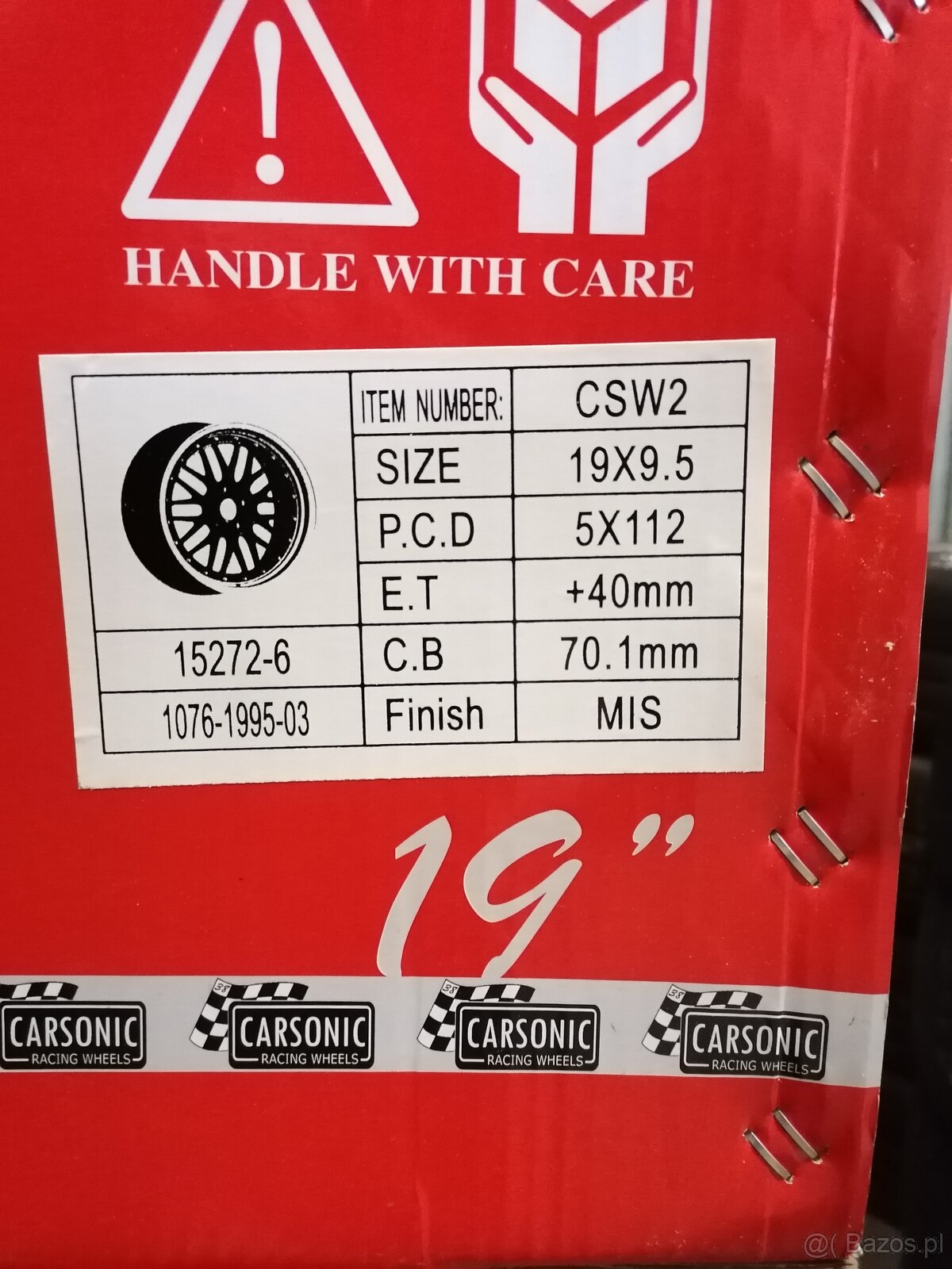 Felgi aluminiowe =5x112= R19 = CARSONIC - 7