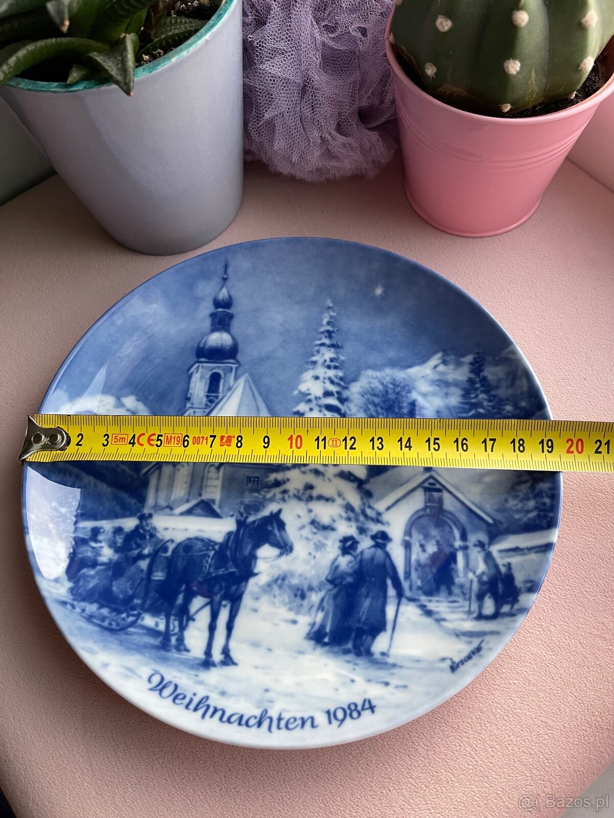 Talerz Kolekcjonerski 1984 Kobalt Vintage - 7