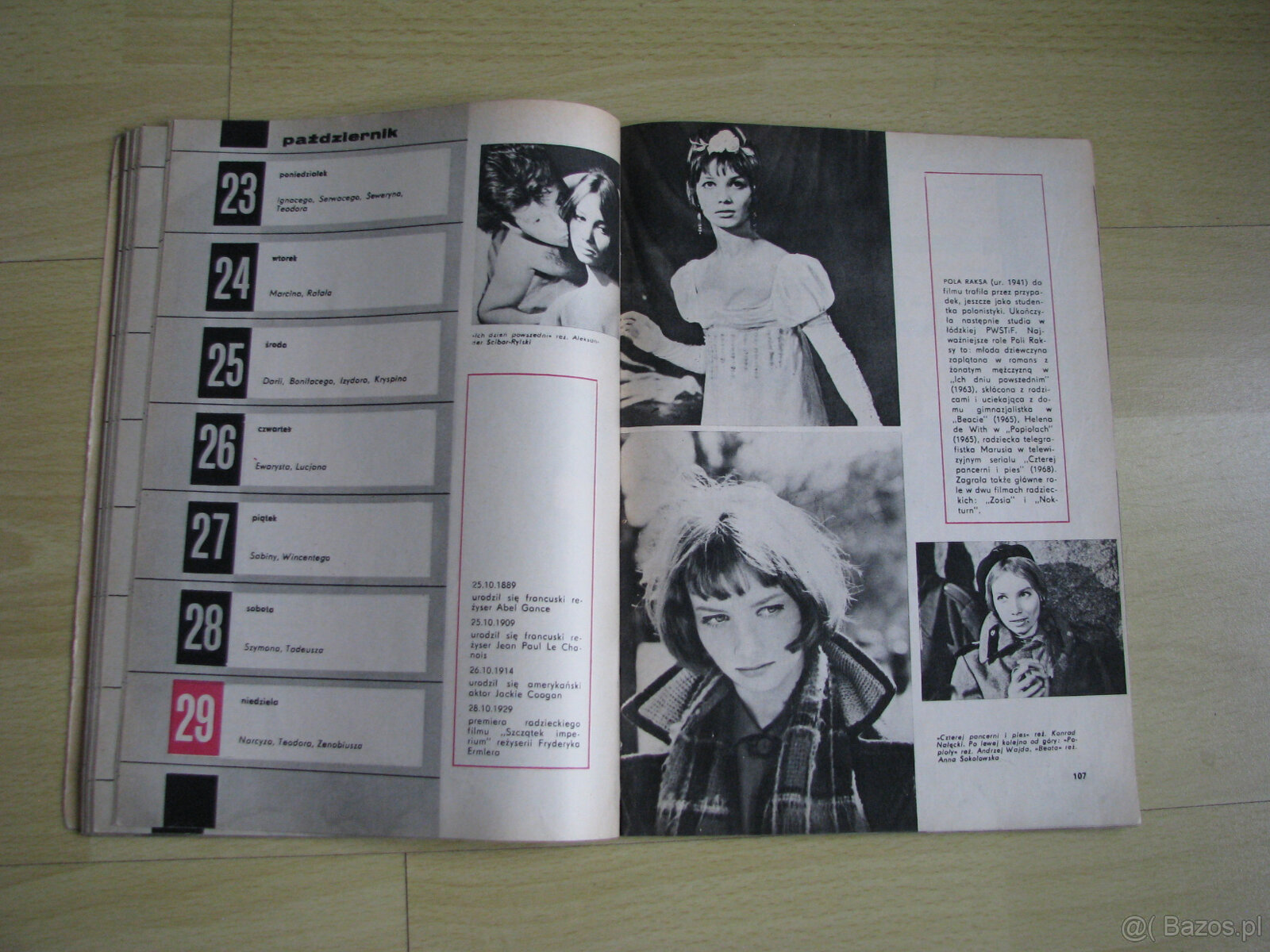 Kalendarz filmowy 1972 – kino, film - 7