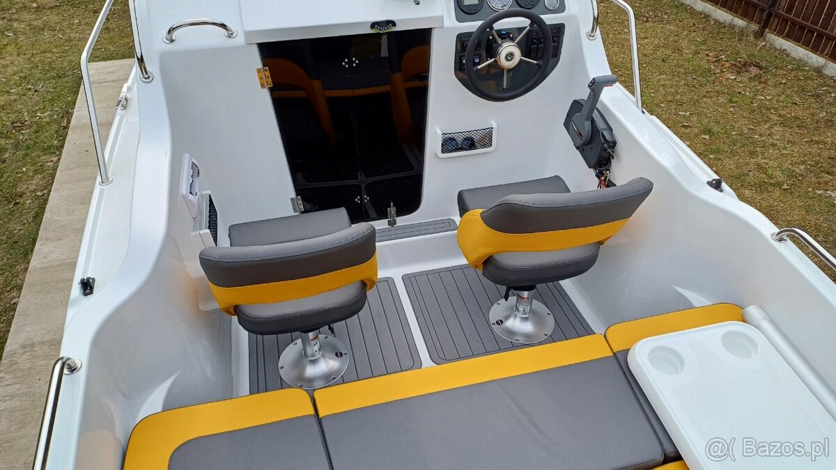 Motorówka SCALAR 525 CABIN+Silnik YAMAHA 60KM+Przyczepa - 7