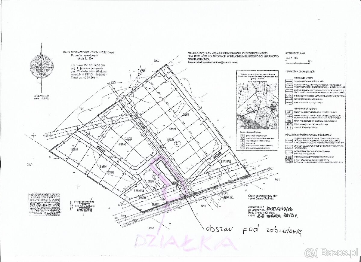działka mieszkaniowo-handlowo-usługowa, 0,3204 ha, Mirakowo - 7