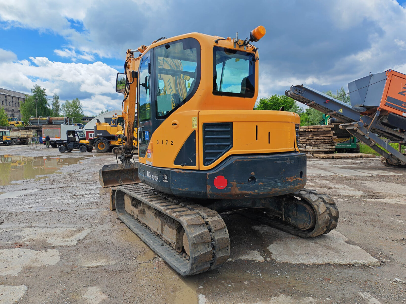 Hyundai 80 cr 9 A Koparka gąsienicowa pług - 7