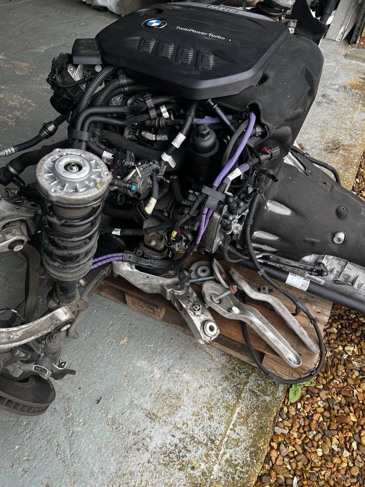 BMW G30 G31 G01 X3 Seria 5 520d Silnik kompletny B47 Xdrive - 7