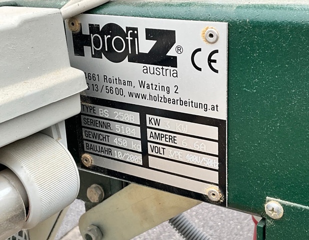 Szlifierka długotaśmowa HOLZ profi 250 - 7