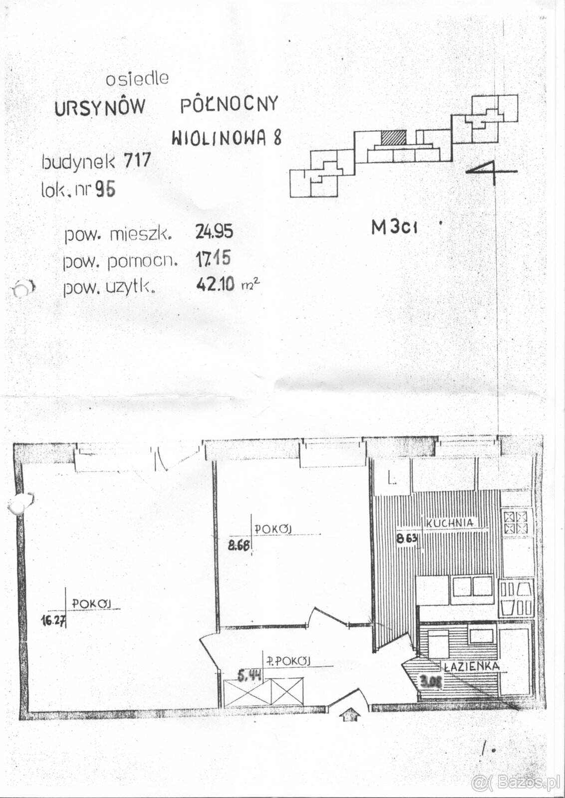 Sprzedam bezpośrednio mieszkanie 42.1 m2 przy Metrze Ursynów - 7
