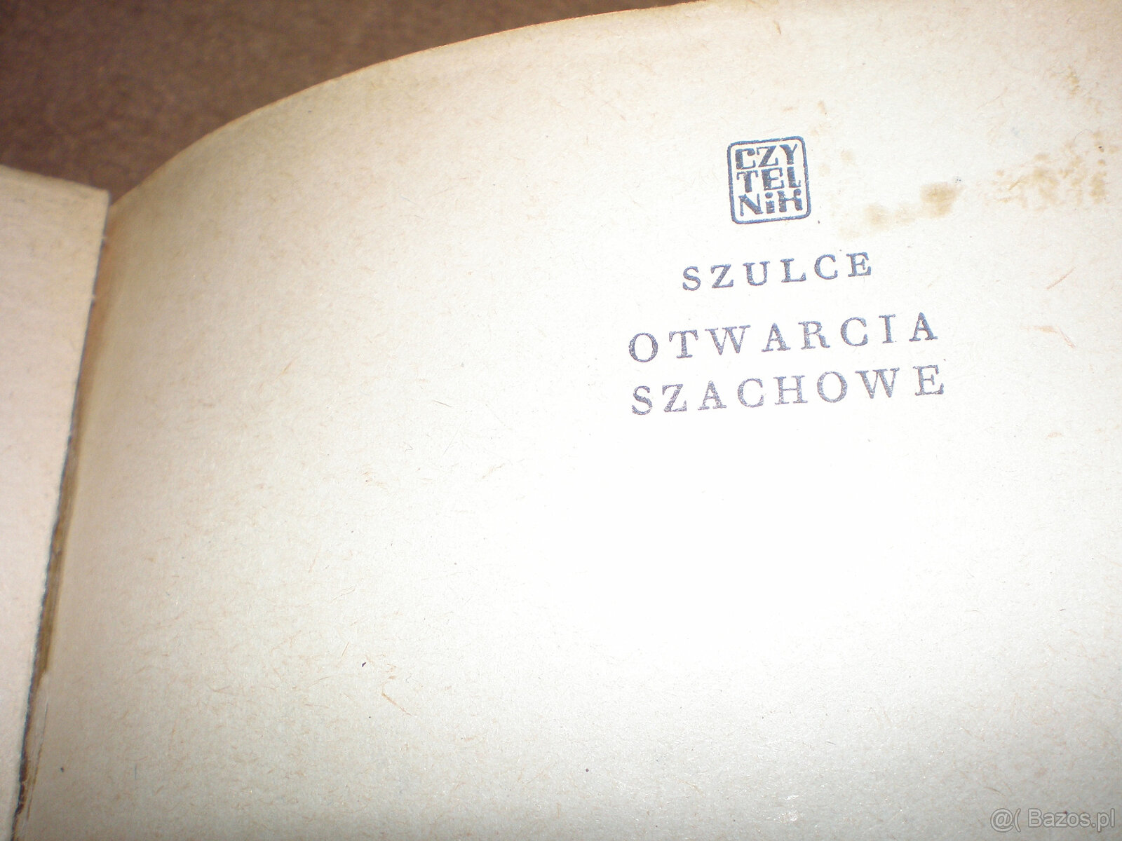 Sprzedam książkę otwarcie szachowe, Zygmunt Szulce, wydaną w - 7