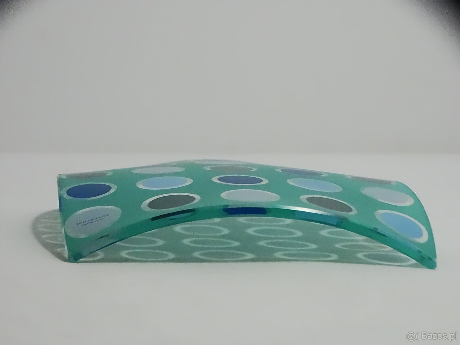 Szklana misa dekoracyjna Rosenthal Form 61111, Dekor 331161, - 7