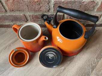 Zestaw garnków żeliwnych Le Creuset w kolorze pomarańczowym, - 7