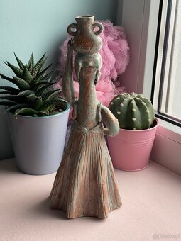 Giuseppe Silecchia Włochy figurka ceramiczna Unikat - 7