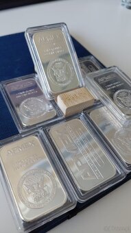 APMEX 1 oz Silver Bar Ag 999 – 8 szt. - 7