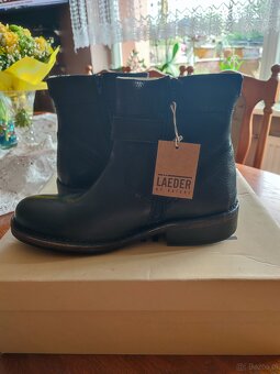 Buty męskie skórzane motocyklowe - 7