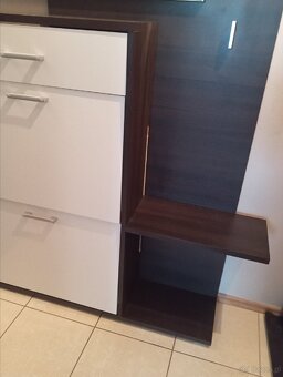 Meble na przedpokój korytarz szafka na buty wieszaki - 7