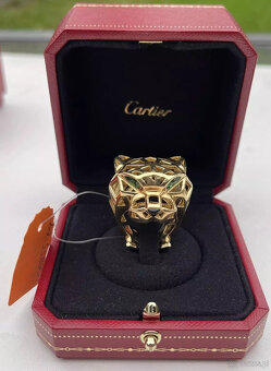 Pierścionek Cartier Panther Tsavorite z zielonym granatem 18 - 7