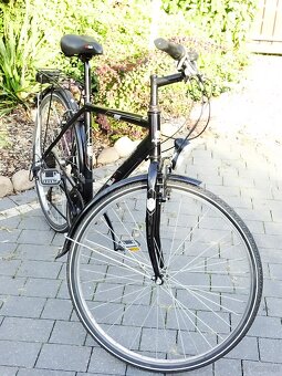 Klasyczny niemiecki rower miejski MIFA z prostą ramą, bagażn - 7