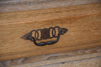 bieliźniarka z drewna dębowego - jak nowa - 7