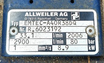 Agregat hydrauliczny BÄR SF 100 – pompa Allweiler, 80 bar - 7