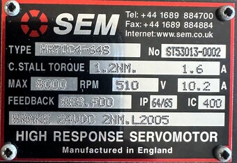 Serwomotory SEM HD70C4 – 64S - 7