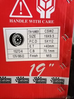 Felgi aluminiowe =5x112= R19 = CARSONIC - 7