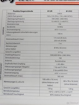 Bezprzewodowy zestaw kamer JAY-tech Wireless Kit IR-812R - 7