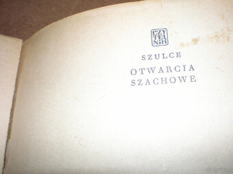 Sprzedam książkę otwarcie szachowe, Zygmunt Szulce, wydaną w - 7