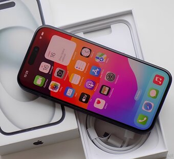 iPhone 15 Black BATERIA 100% TOP - 7