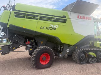 Kombajn zbożowy Claas Lexion 760TT heder V1050 rok prod.2014 - 7