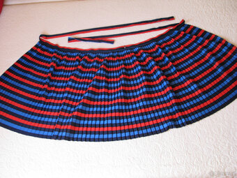 Spódnica plisowana wiązana jak fartuszek uniwersalny rozmiar - 7