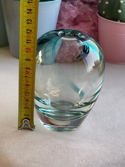 Szklany wazon szkło artystyczne kolekcjonerskie - 7