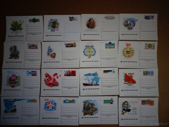 Czyste  kartki  pocztowe  ZSRR--131 sztuk sztuk - 7