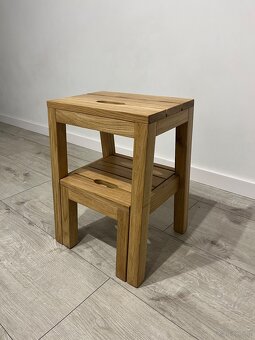 Taboret Dębowy 2w1 Stepoak - 7