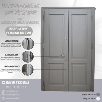 Producent drzwi drewnianych - drzwi wewnętrzne i wejściowe D - 7