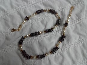 Naszyjnik masa perłowa perły - 7