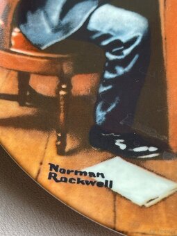 Talerz kolekcjonerski Norman Rockwell vintage ozdoba 1986 - 7