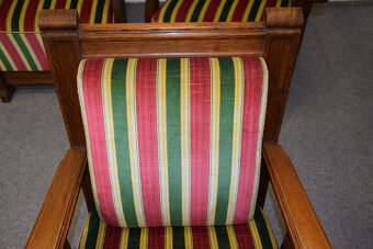 fotele z drewna dębowego - super stan - 7