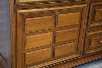 szafka na buty dębowa - jak nowa - 7