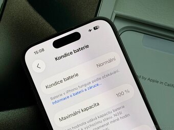 iPhone 15 Pro Natural Titanium BATERIA 100% TOP - 7