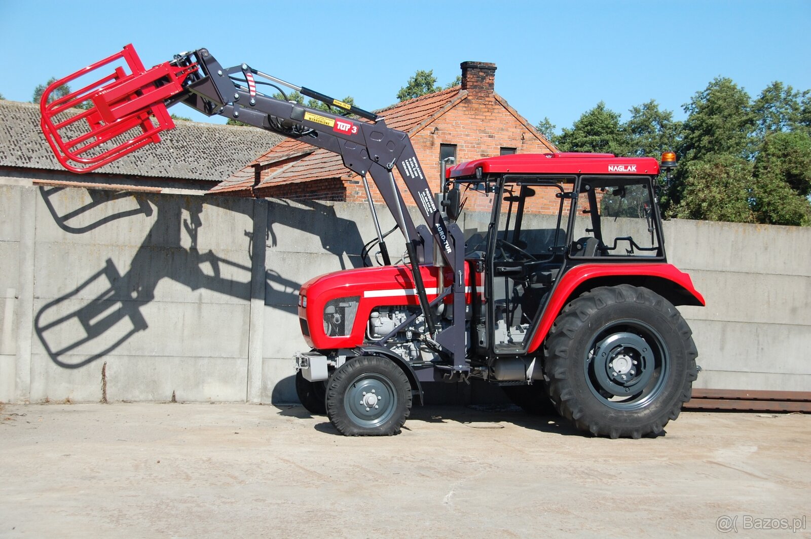 ŁADOWACZ tur euroramka C 360 3 sekcje hydrauliki nowy siłown - 8