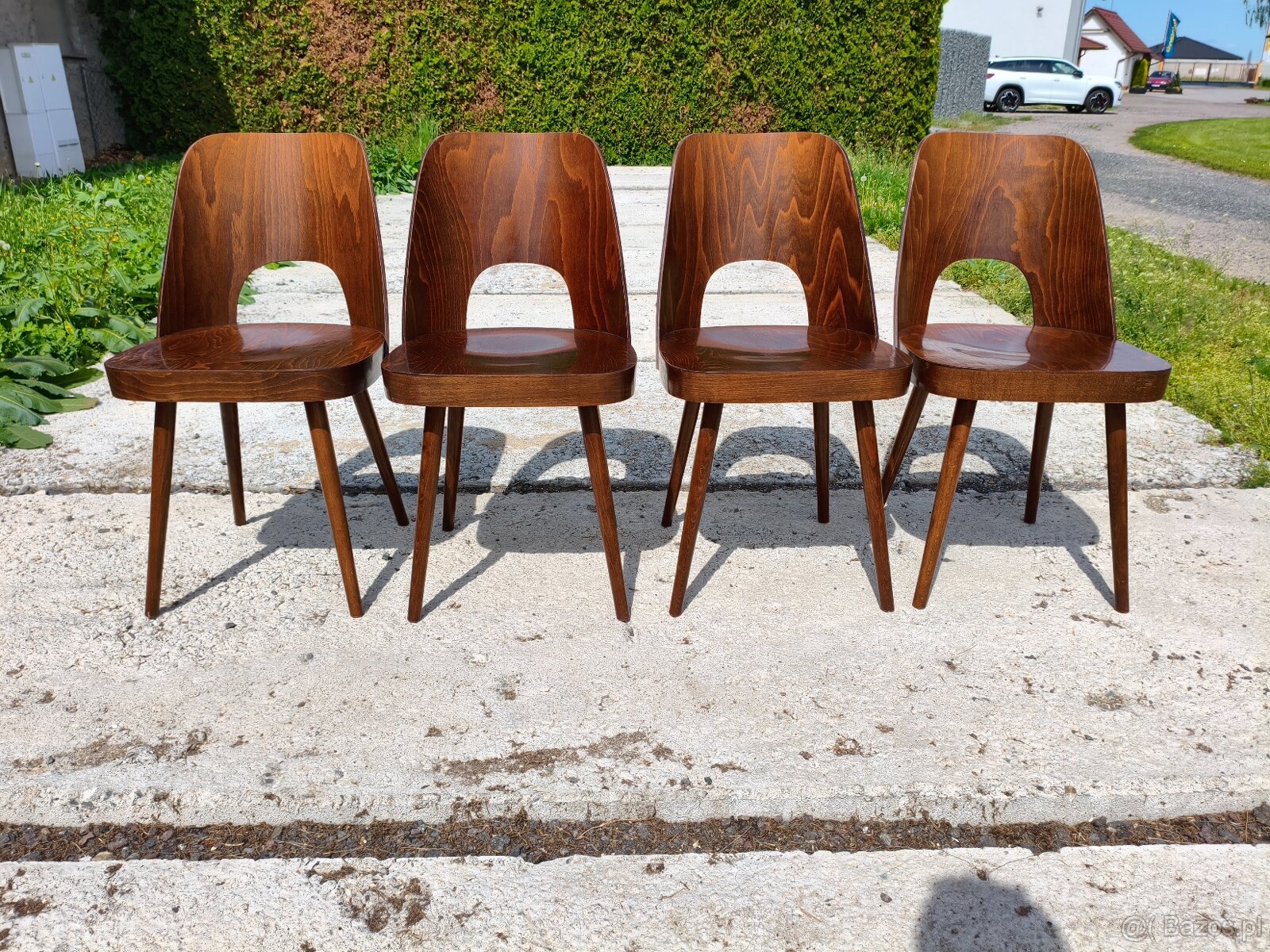 Haerdtl Oswald 4x židle Top stav - 8