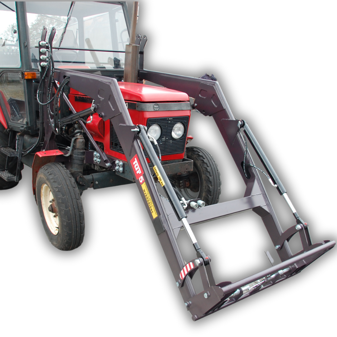 Ładowacz czołowy do Zetora z euroramką – udźwig 700 kg, 24 m - 8