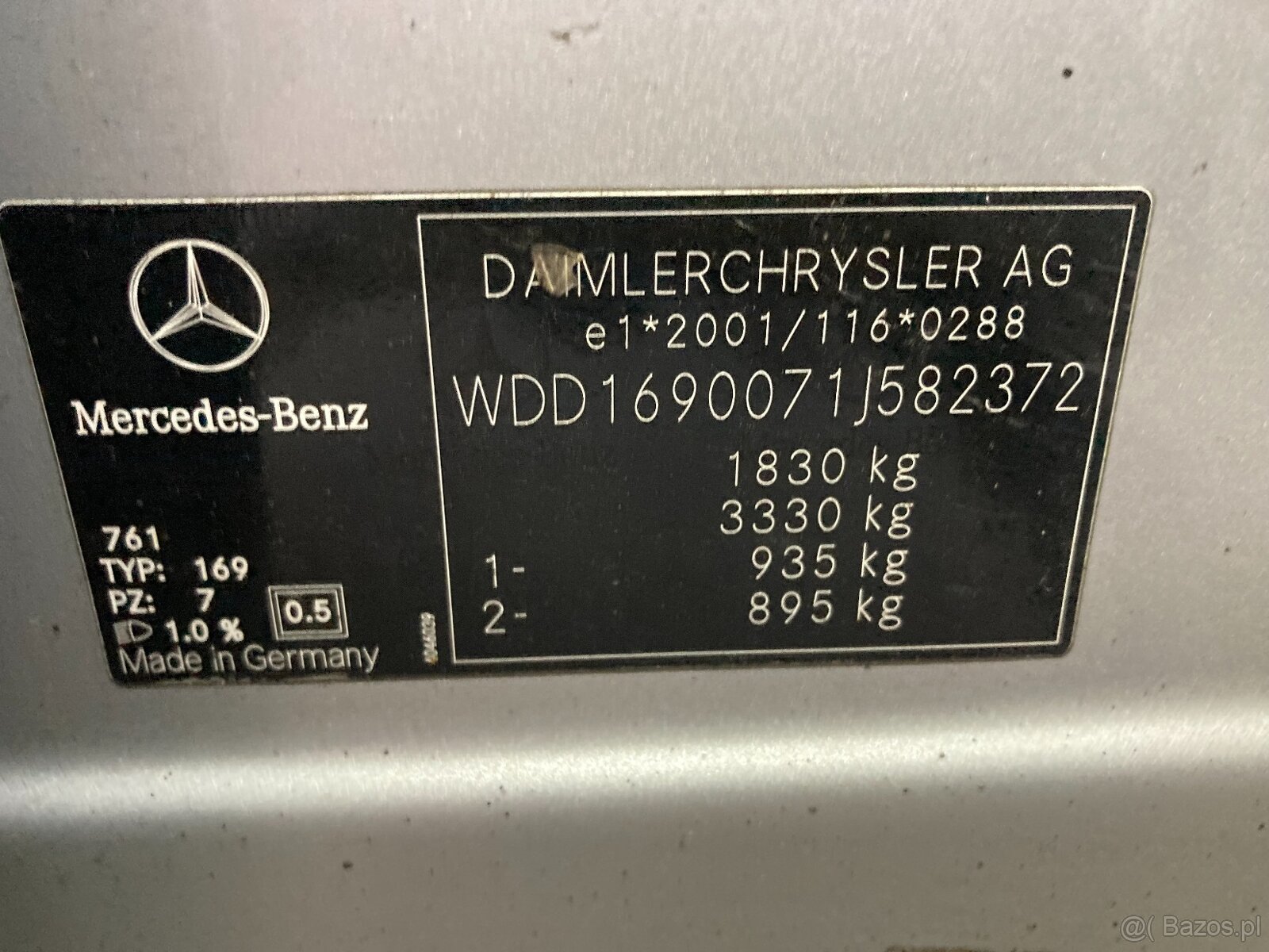 Tyla Pokrywa do Mercedesa A-Klasa - 8