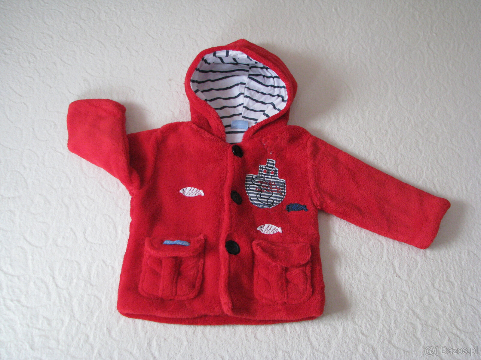 Pluszowa, wygodna kurtka – bluza dla dziewczynki 5.10.15, r - 8